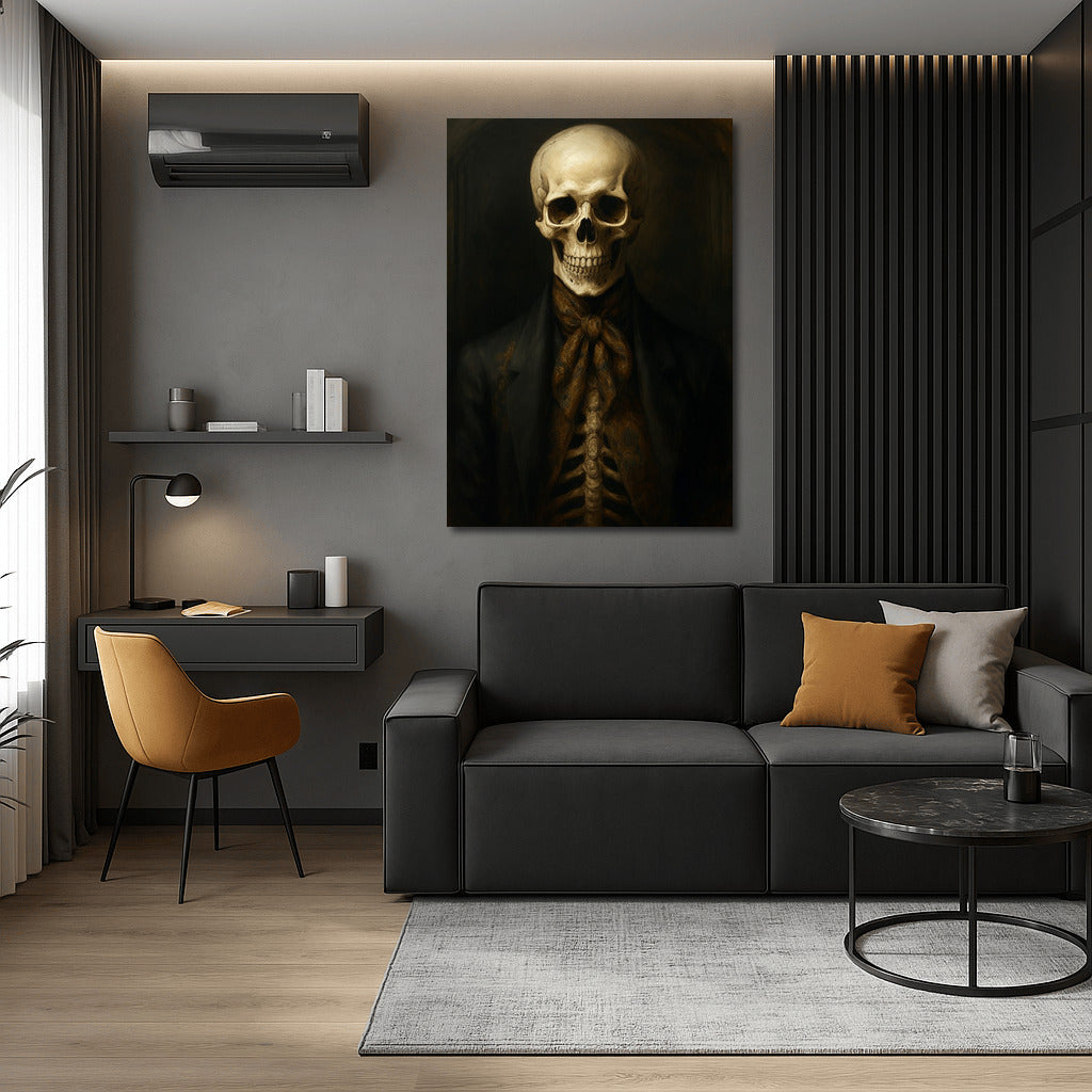 Skeleton in Ancient Costume: Dark Academia Aesthetics