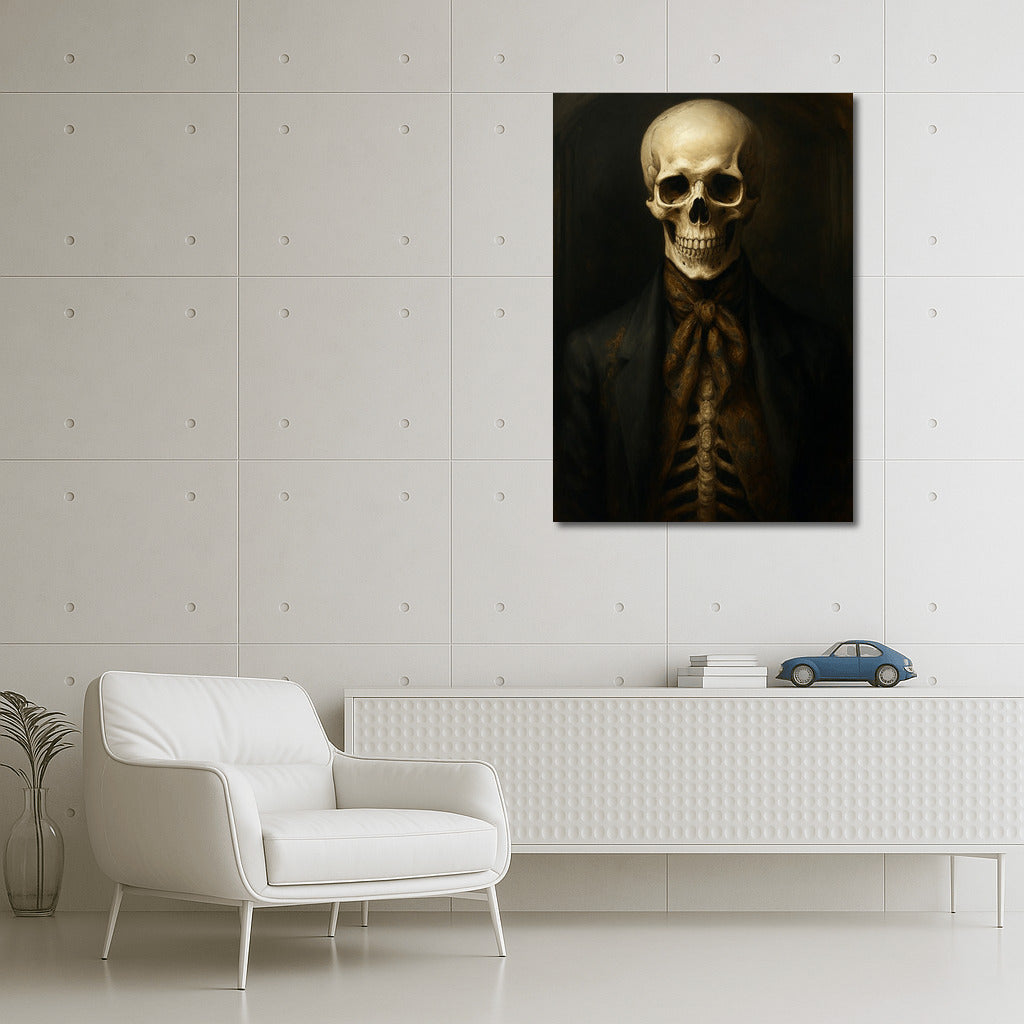 Skeleton in Ancient Costume: Dark Academia Aesthetics