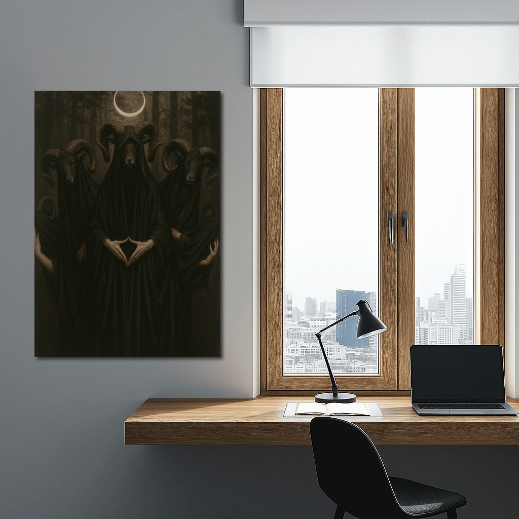 Secrets of the Crescent Forest: Dark Elegance Dark Academia