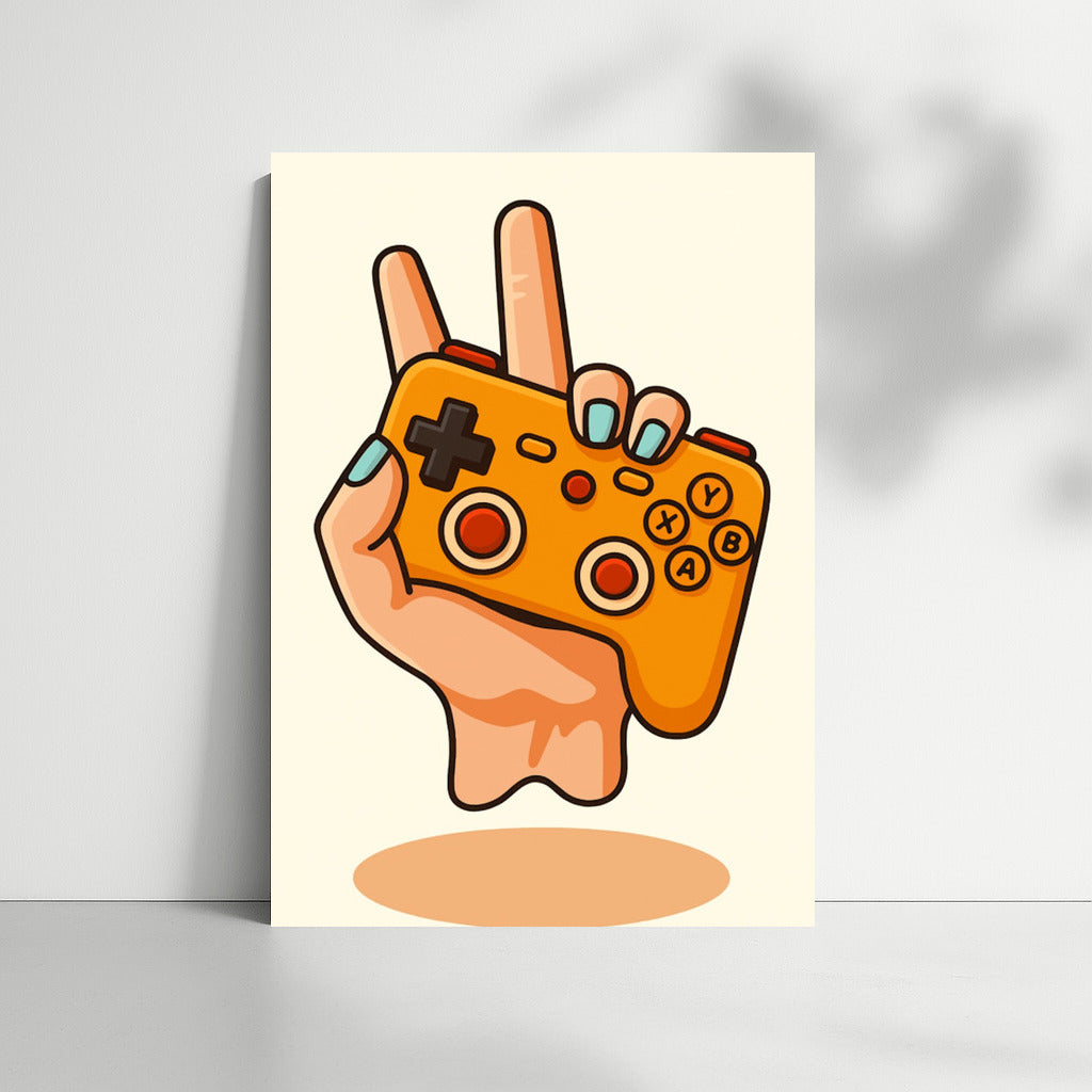 Retro Controller: Symbol of Gaming Passion