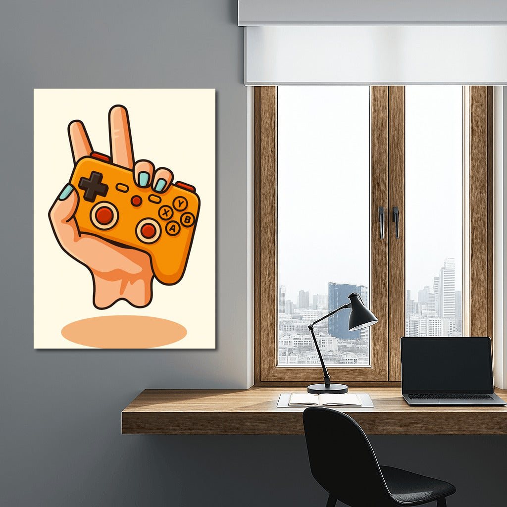 Retro Controller: Symbol of Gaming Passion