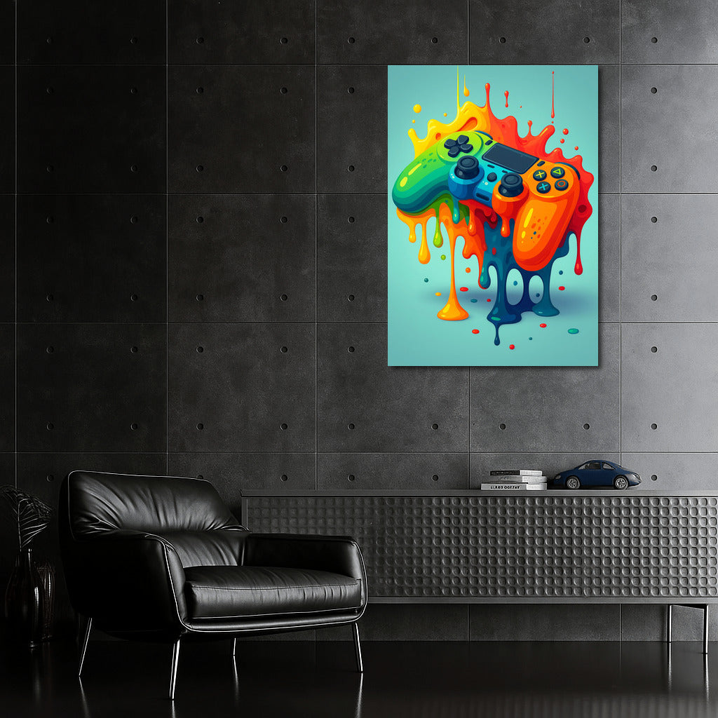 Bright Gamepad: Art of Gaming for the Wall