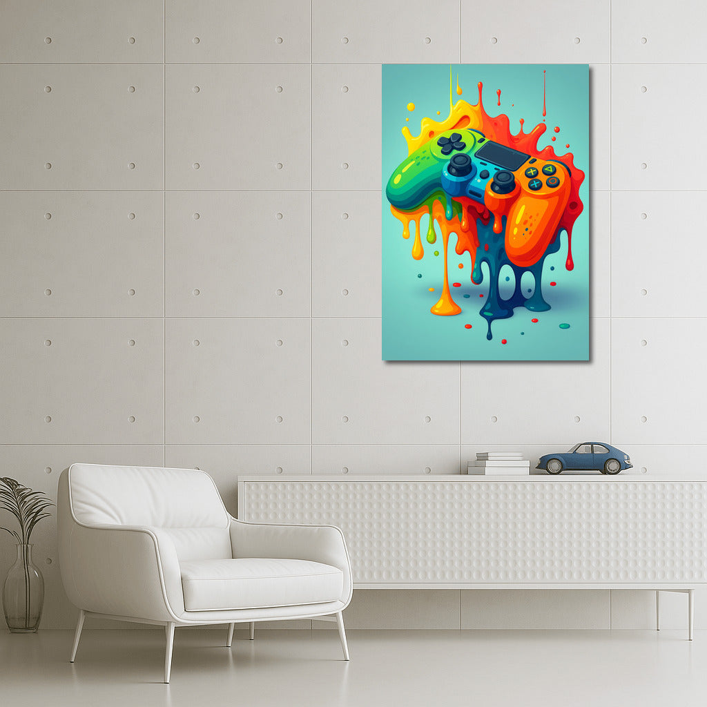 Bright Gamepad: Art of Gaming for the Wall