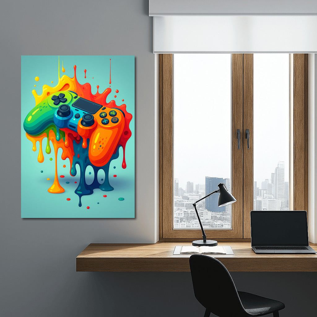 Bright Gamepad: Art of Gaming for the Wall