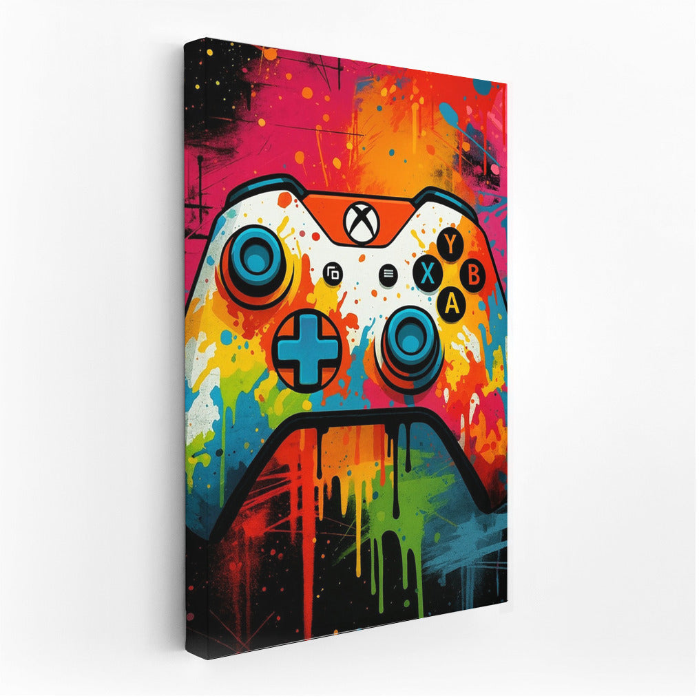 Gaming Adrenaline Rush: Bright Joystick