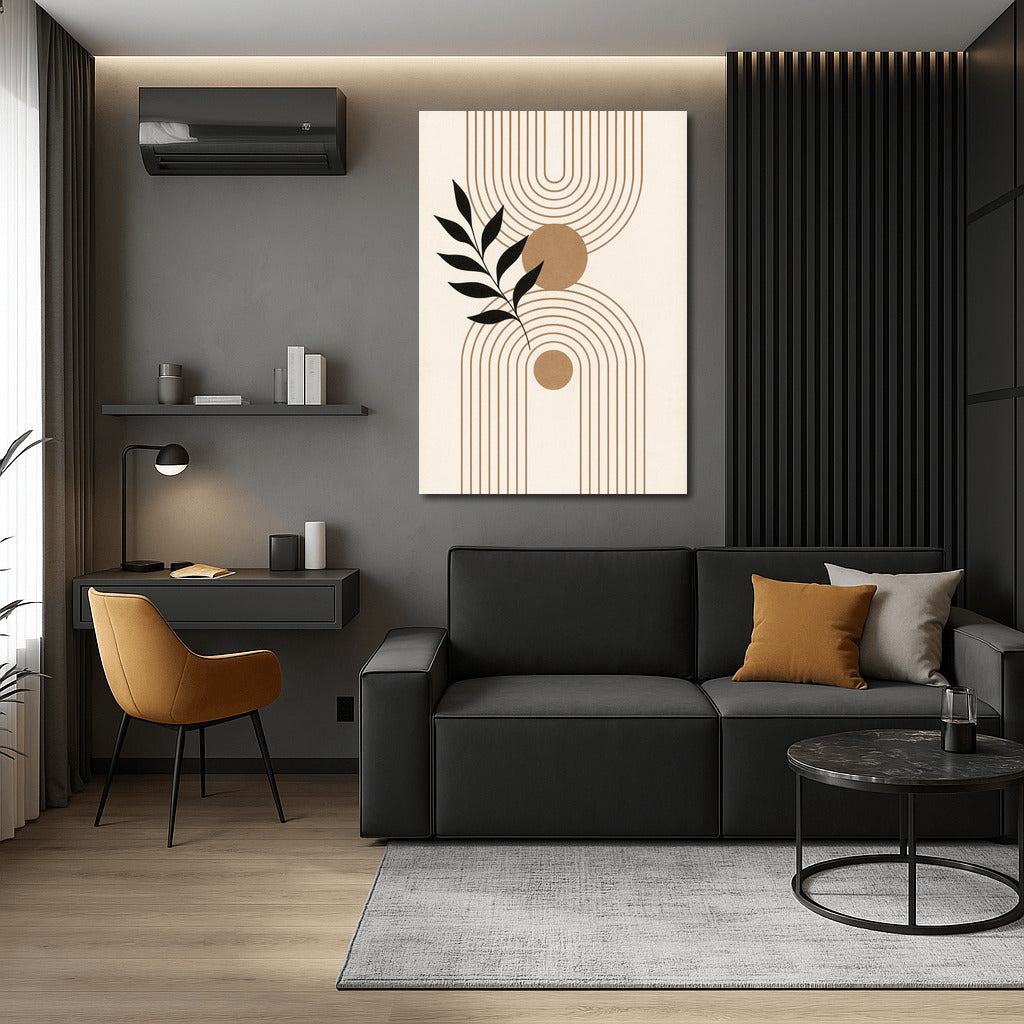 Harmony of Lines and Nature: Geometric Elegy