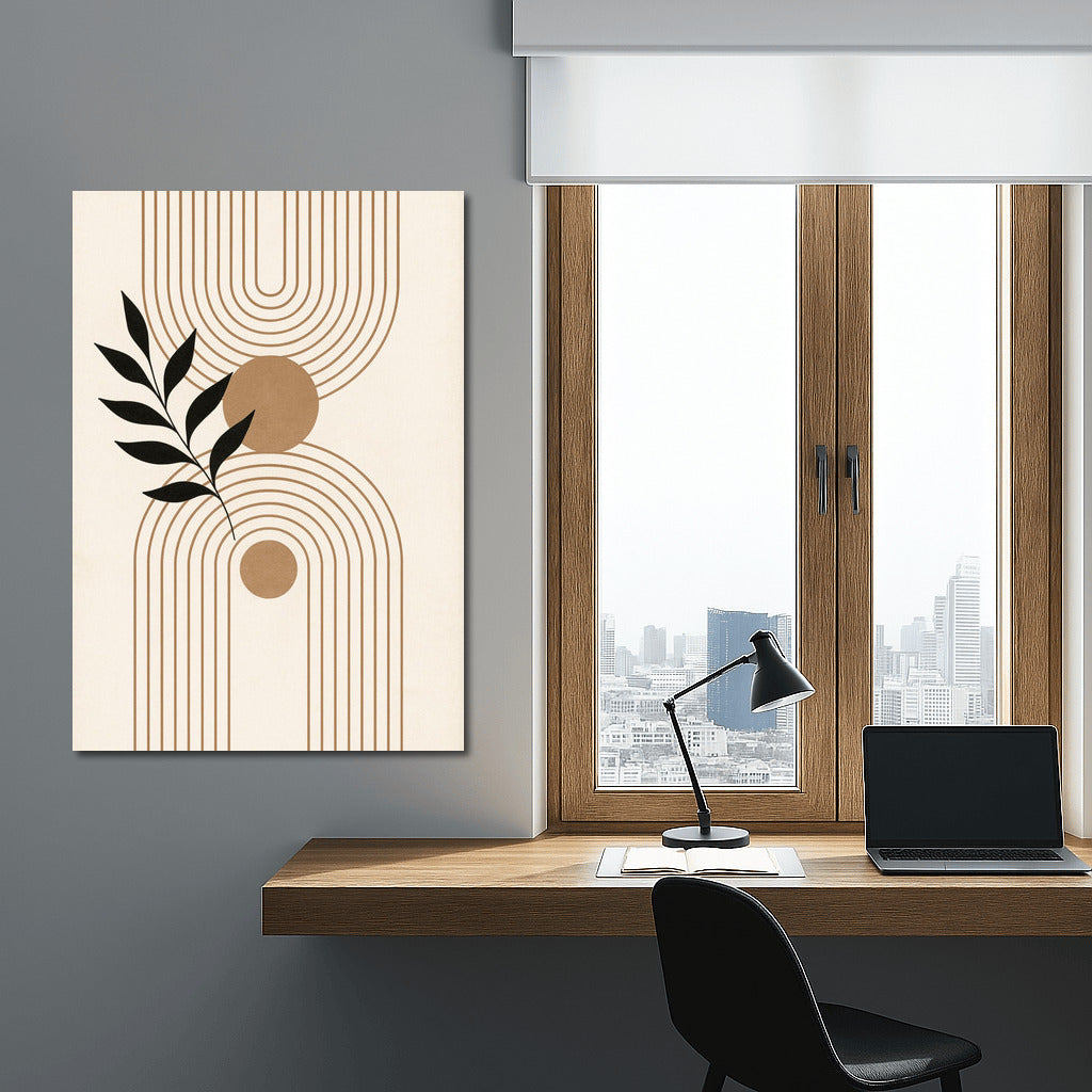 Harmony of Lines and Nature: Geometric Elegy