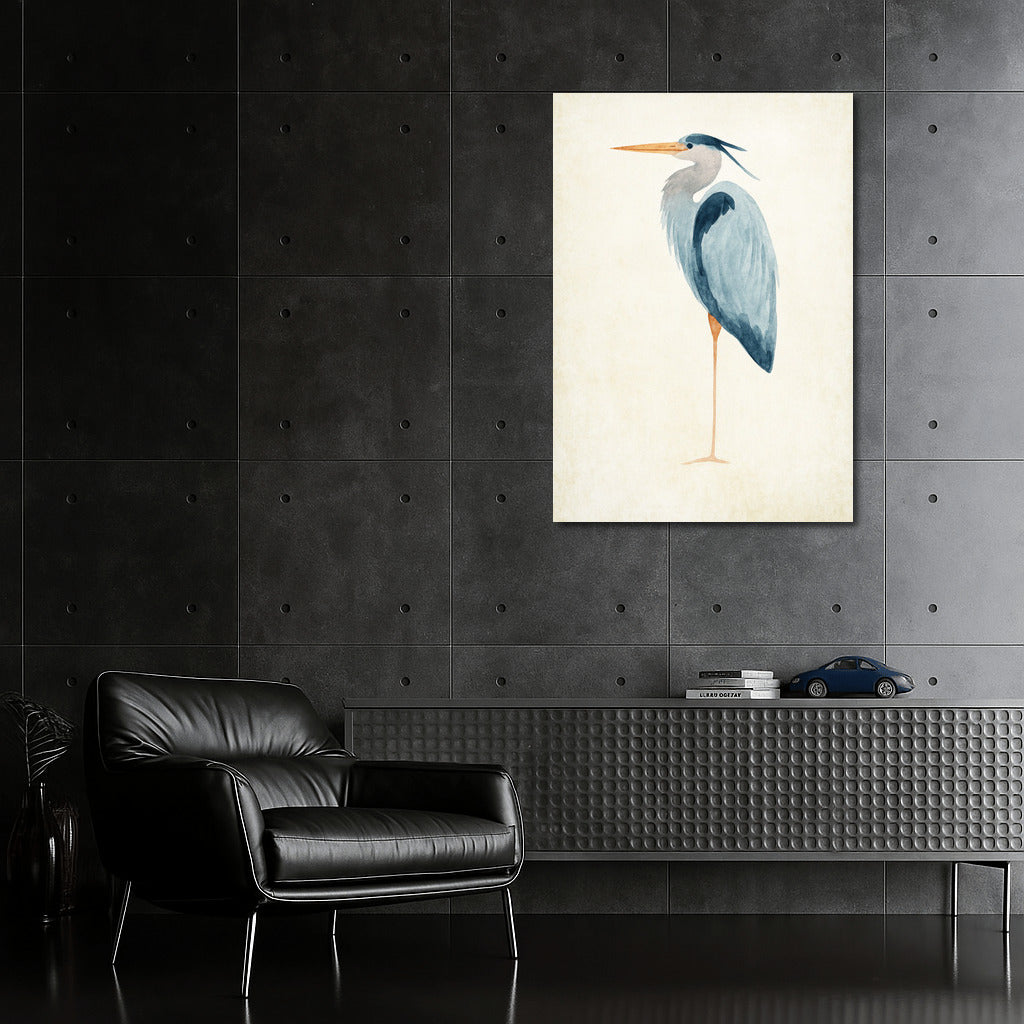 Grace of Watercolor Bird: Elegance of Nature in Interior