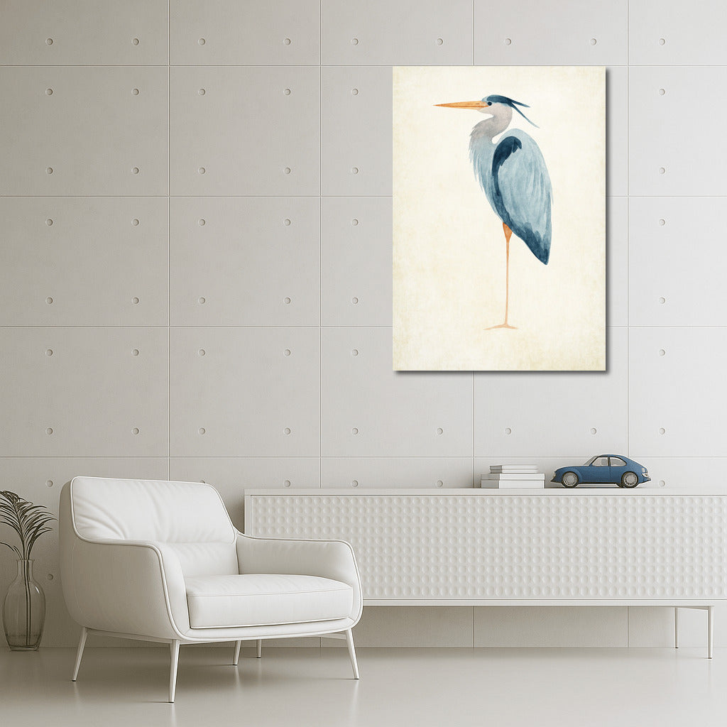 Grace of Watercolor Bird: Elegance of Nature in Interior