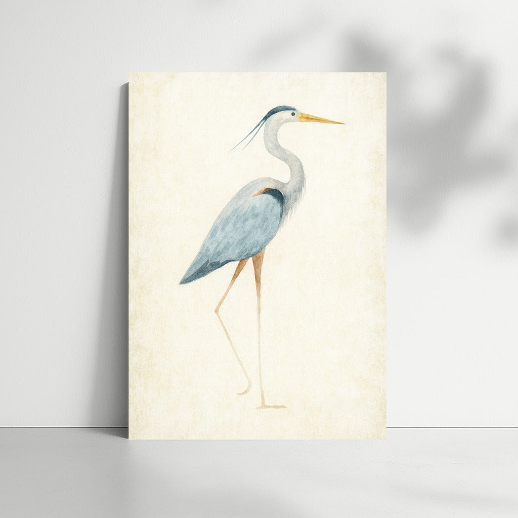 Graceful Bird in Watercolor: An Elegant Accent for Your Interior