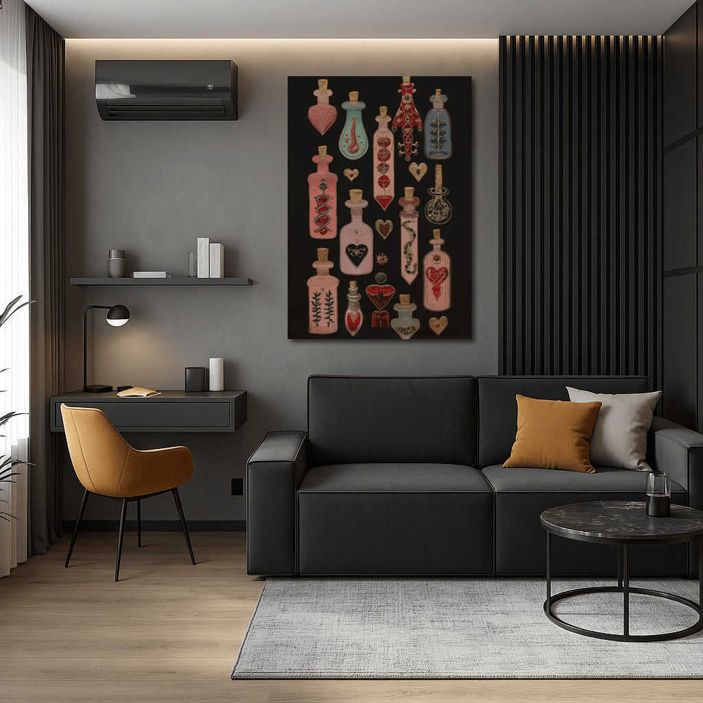 Gothic Heart Potion: Mysterious Aesthetics for Interiors