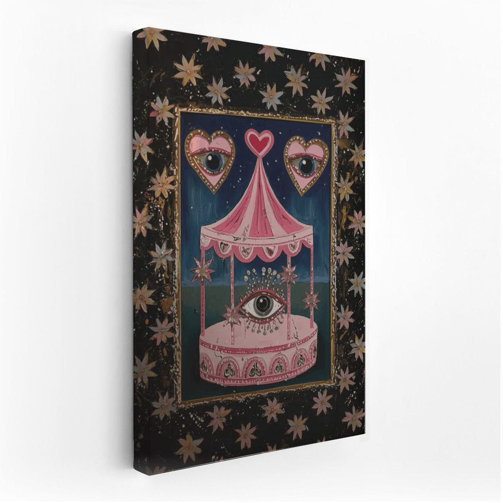Mystic Gaze: Gothic Flowers of Mystery