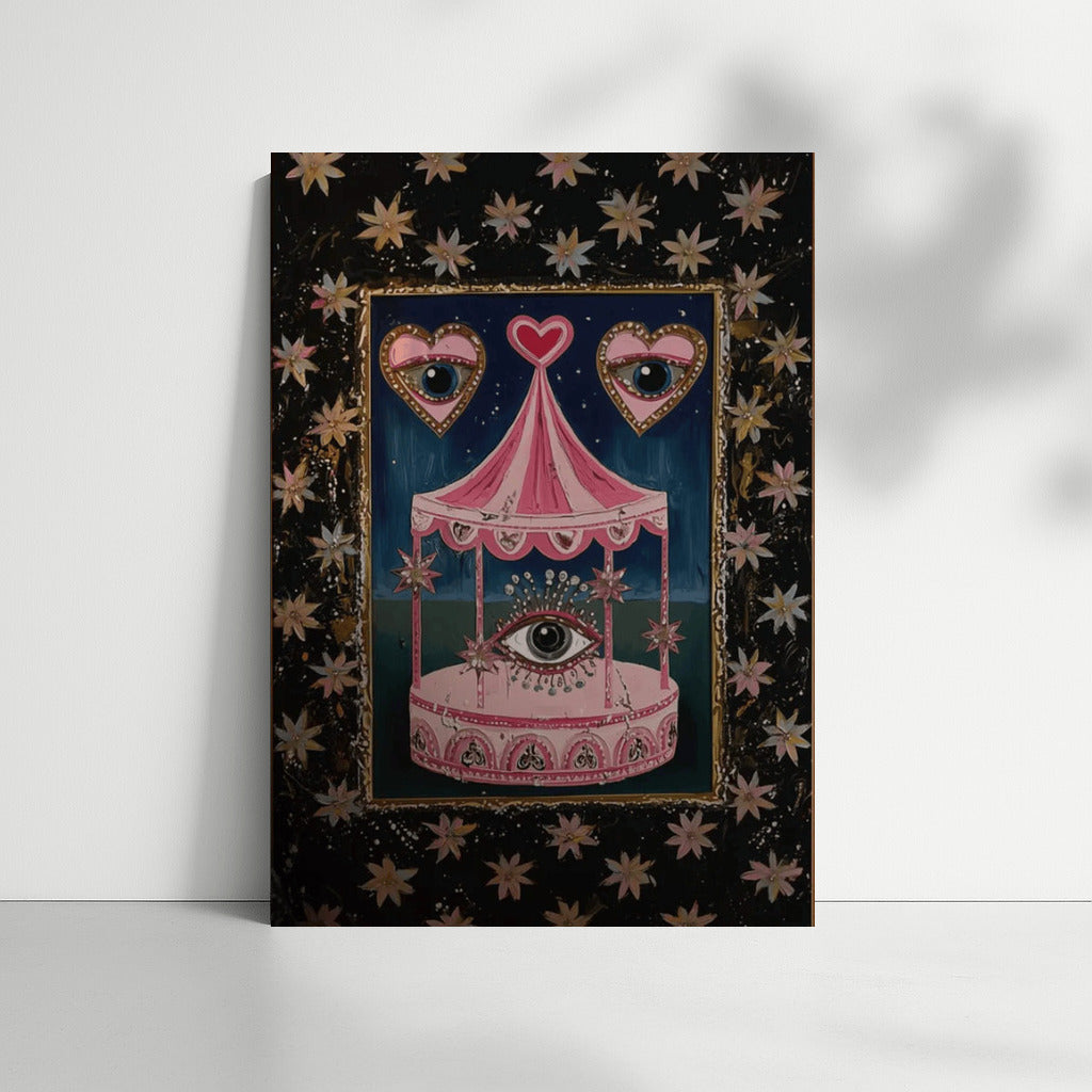 Mystic Gaze: Gothic Flowers of Mystery