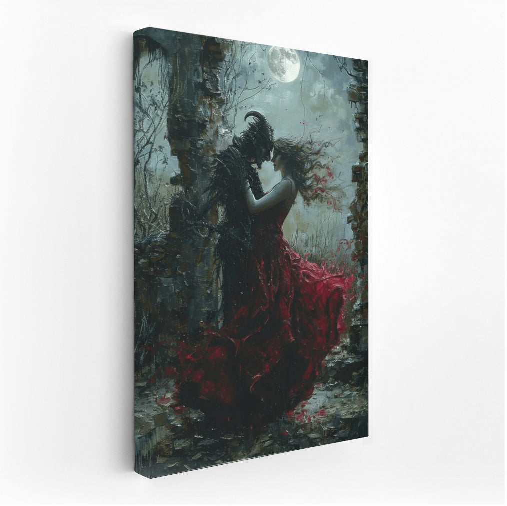 Gothic Shadow Dance in the Moonlight