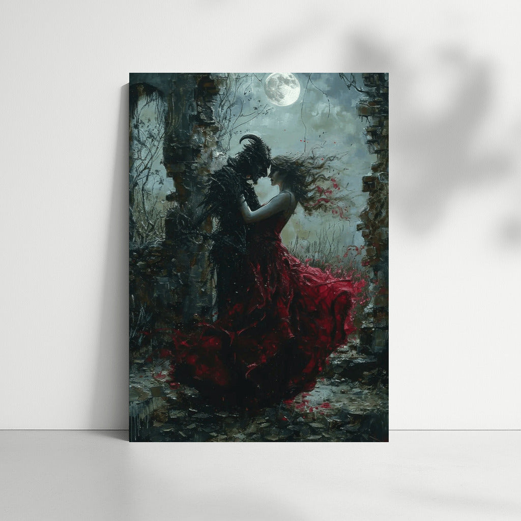 Gothic Shadow Dance in the Moonlight