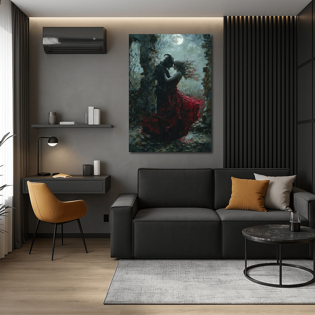 Gothic Shadow Dance in the Moonlight