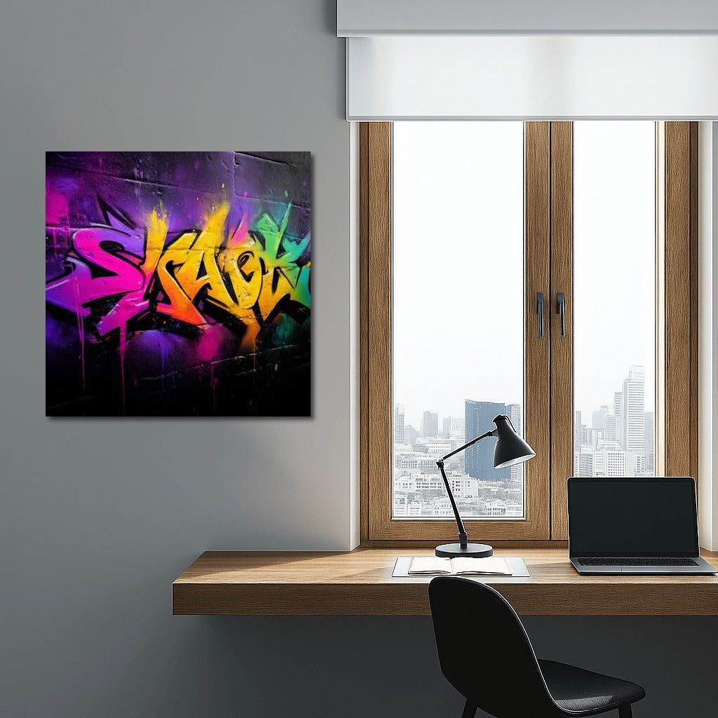 Graffiti Energy: Explosion of Color and Lines