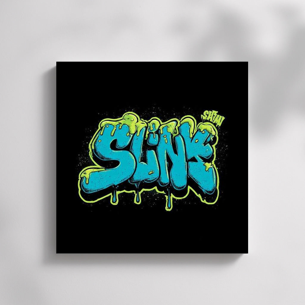 Vibrant Graffiti Explosion: Bold Fonts and Dynamic Colors