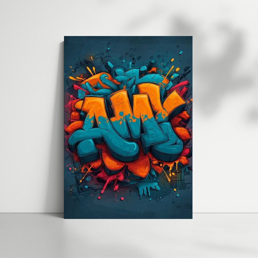Explosion of Colors: Graffiti Dynamics