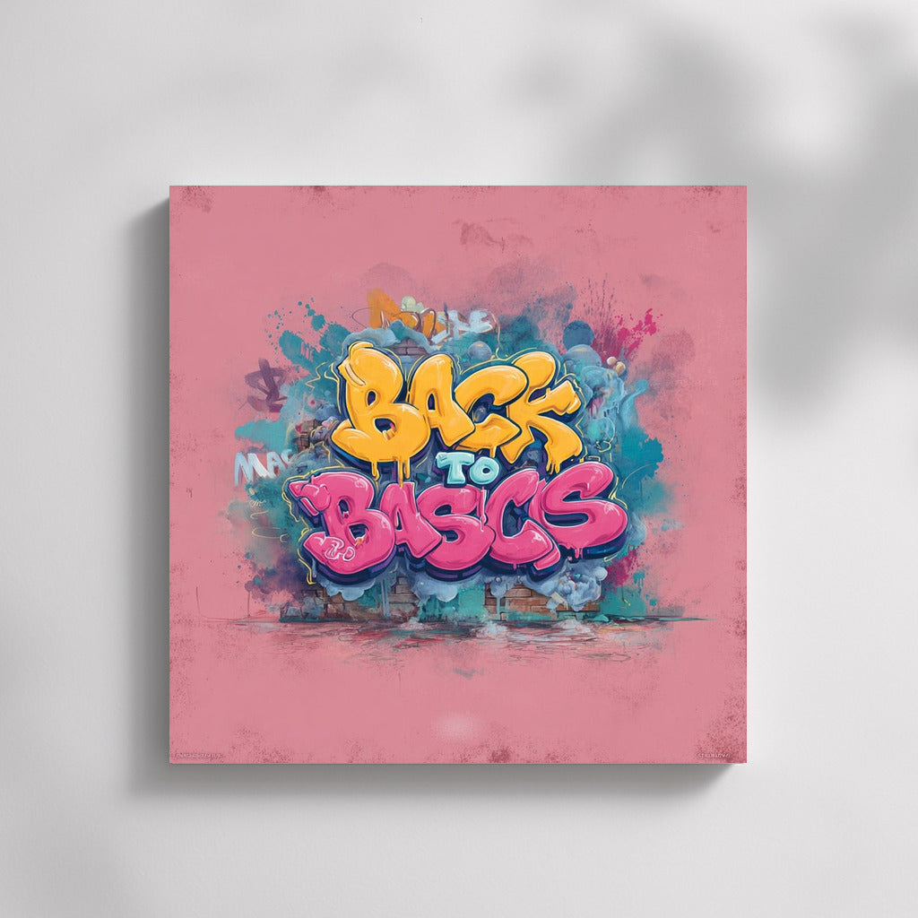 Vibrant Graffiti Explosion: Energy of Colors and Fonts