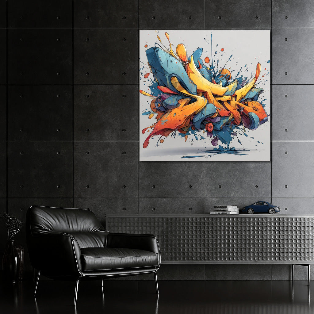 Color Explosion: Dynamic Graffiti for Your Walls