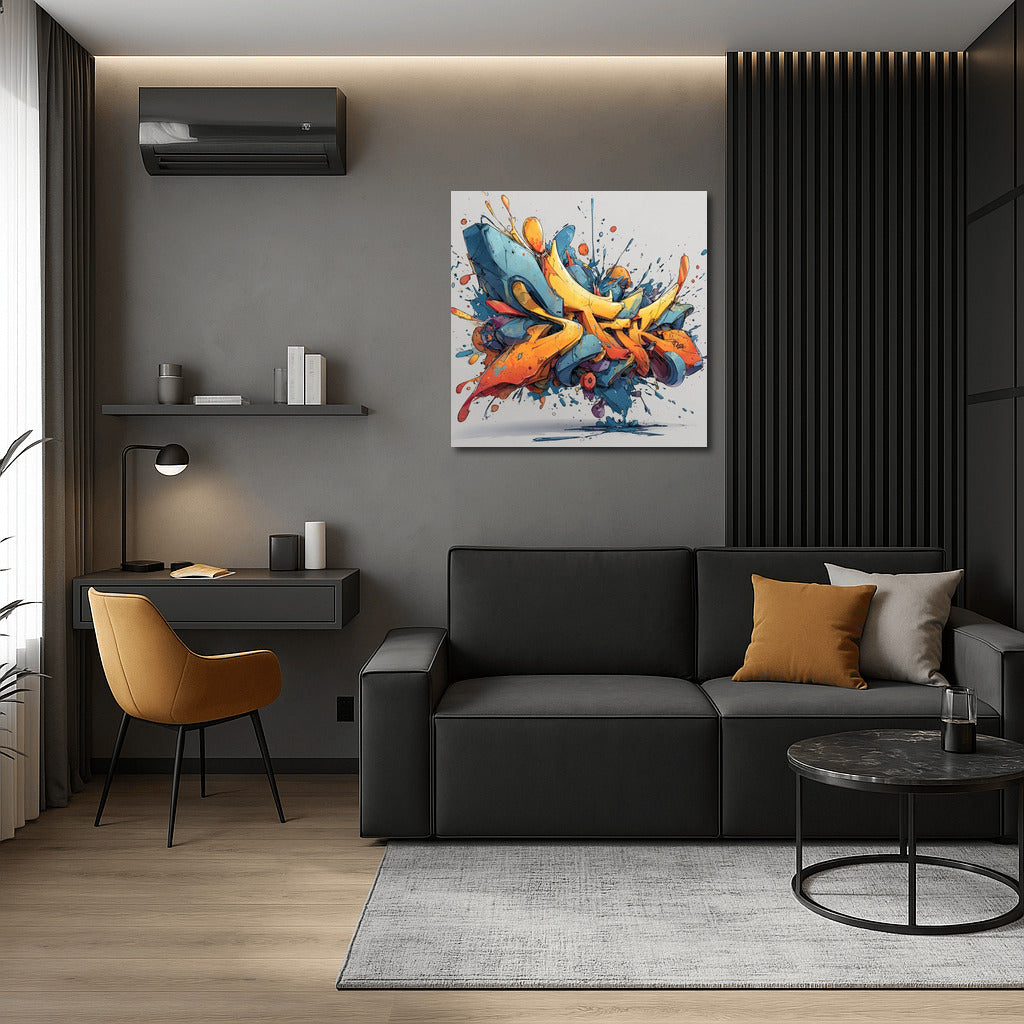 Color Explosion: Dynamic Graffiti for Your Walls
