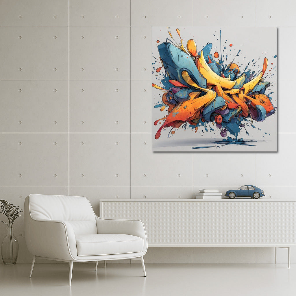 Color Explosion: Dynamic Graffiti for Your Walls