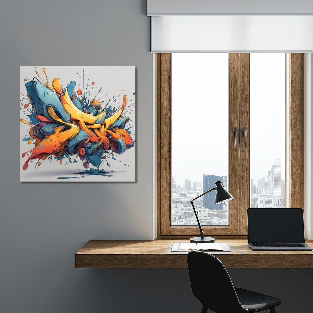 Color Explosion: Dynamic Graffiti for Your Walls