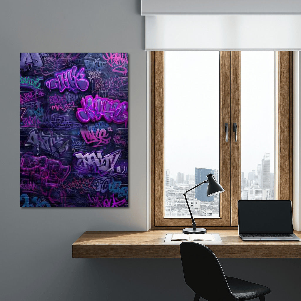 Vibrant Urban Spirit: Graffiti on the Walls