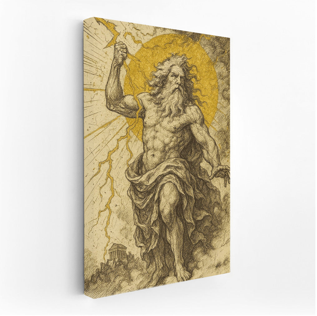 Zeus in the Lightning Whirlwind: Power Greek Mythology