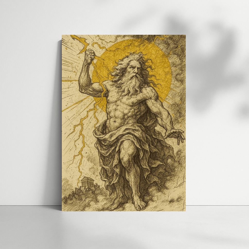 Zeus in the Lightning Whirlwind: Power Greek Mythology
