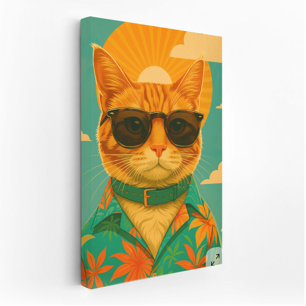 Red Cat With Glasses: Stylish Accent Hipsters