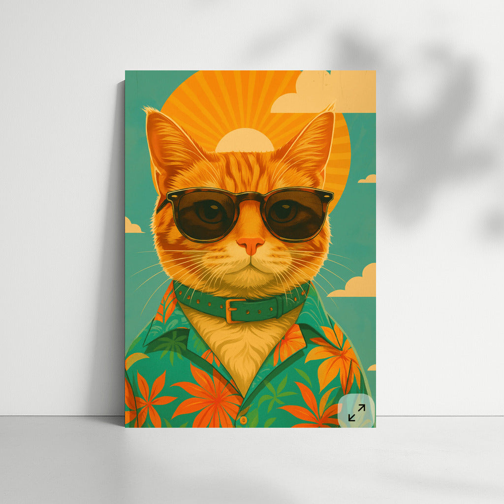 Red Cat With Glasses: Stylish Accent Hipsters