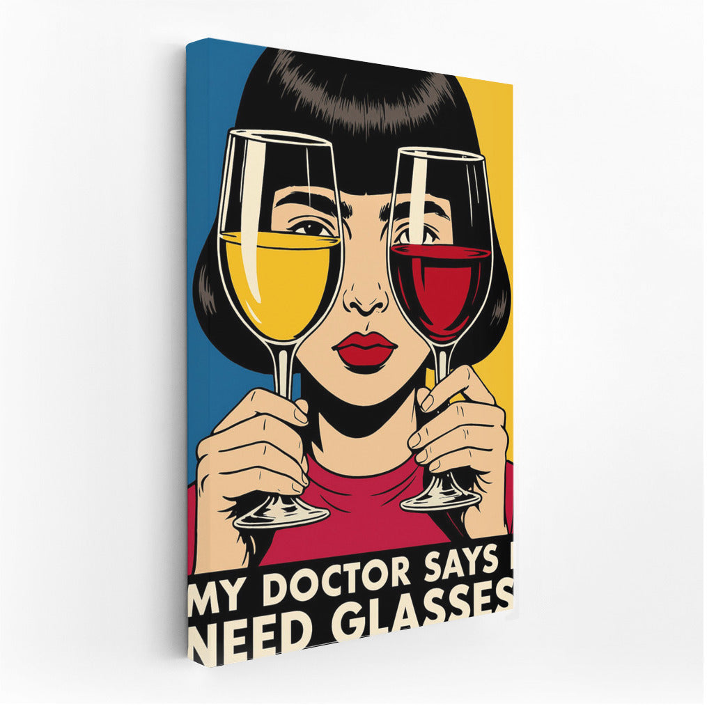 Laughter and Wine: A Humorous Spark on Your Wall