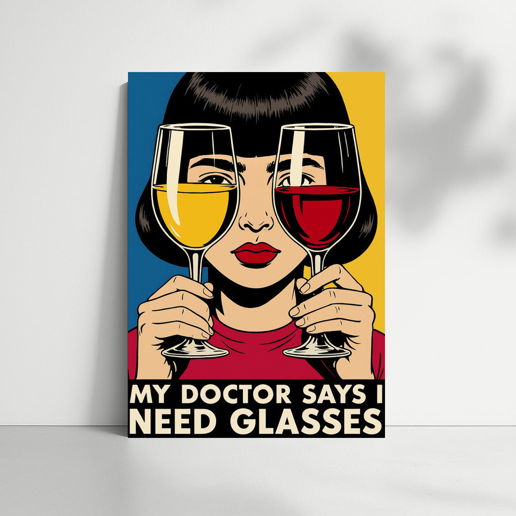 Laughter and Wine: A Humorous Spark on Your Wall