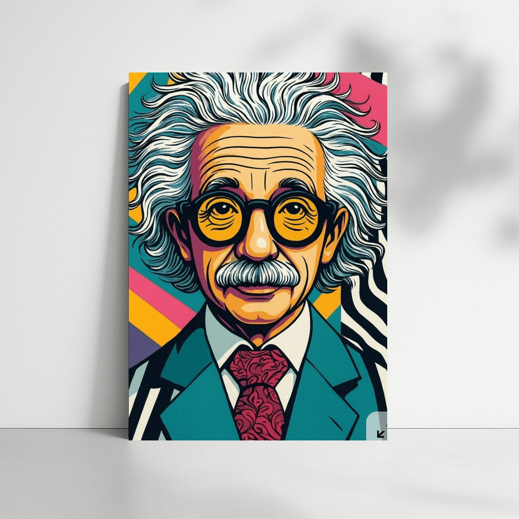 Pop Art Paradox: The Genius of Science in the Vortex of Humor