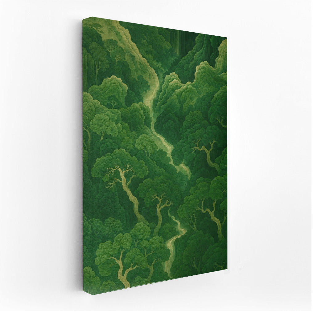 Japanese Harmony: Green Nature and Tranquility