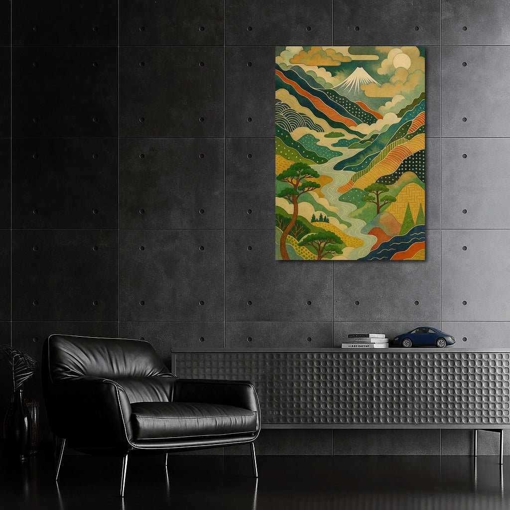 Mountain Harmony: Japanese Minimal Calm