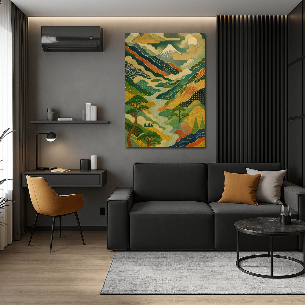 Mountain Harmony: Japanese Minimal Calm