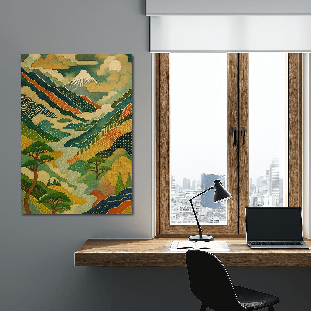 Mountain Harmony: Japanese Minimal Calm