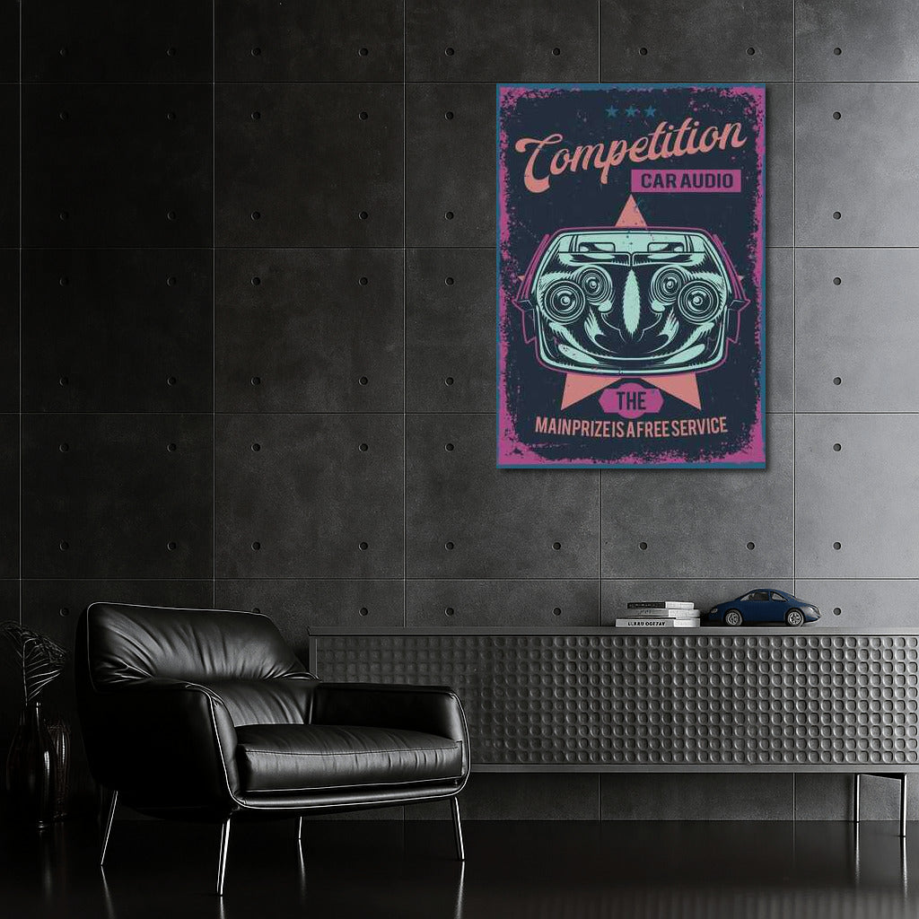 Retro Car: Sound and Style for Man Cave