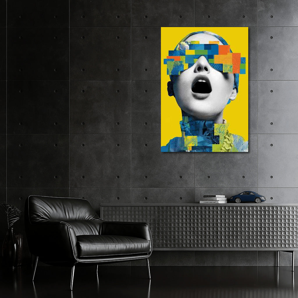 Explosion of Emotions: Vivid Maximalist Masterpiece