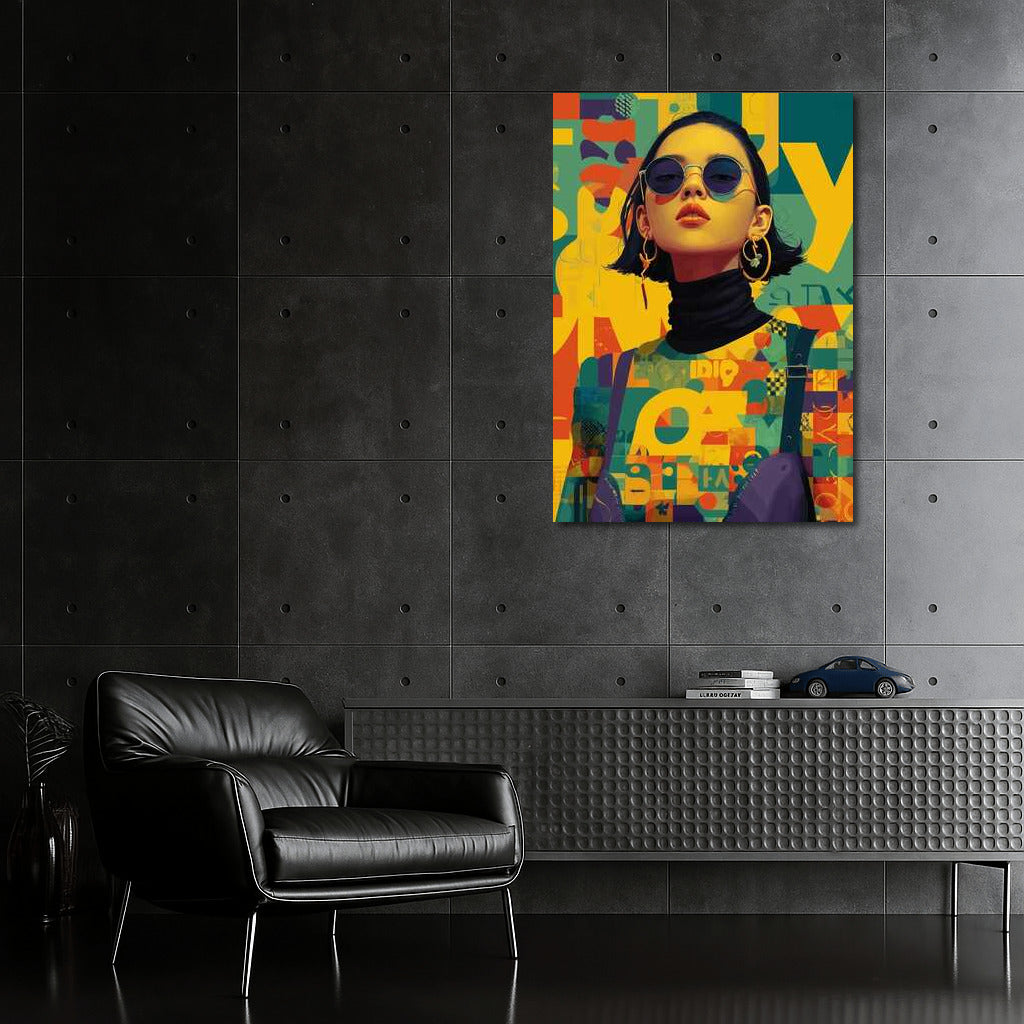 Vivid Vortex: Maximalist Explosion of Color and Style