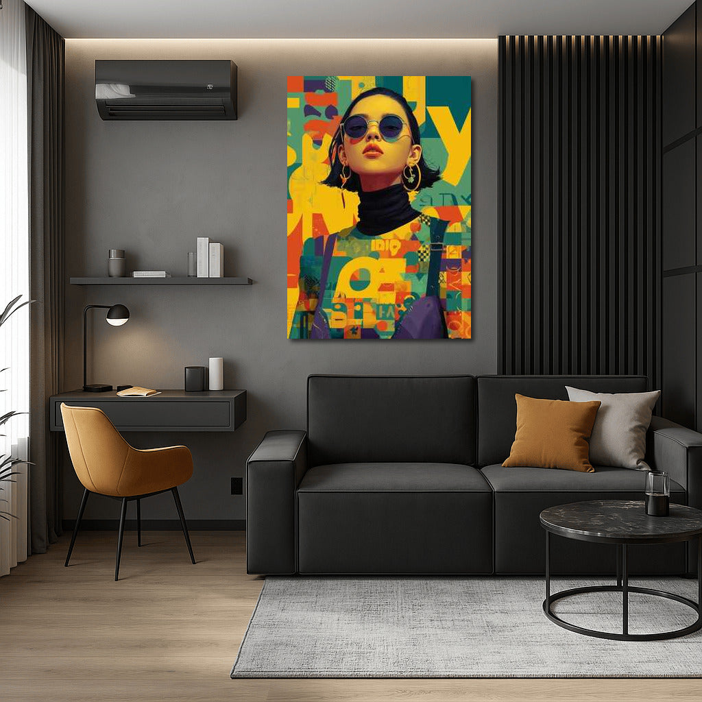 Vivid Vortex: Maximalist Explosion of Color and Style