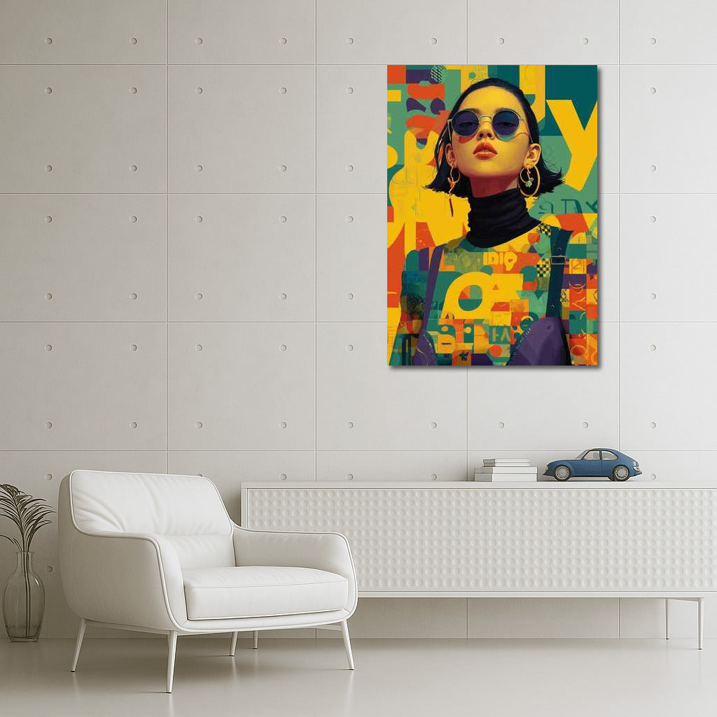 Vivid Vortex: Maximalist Explosion of Color and Style