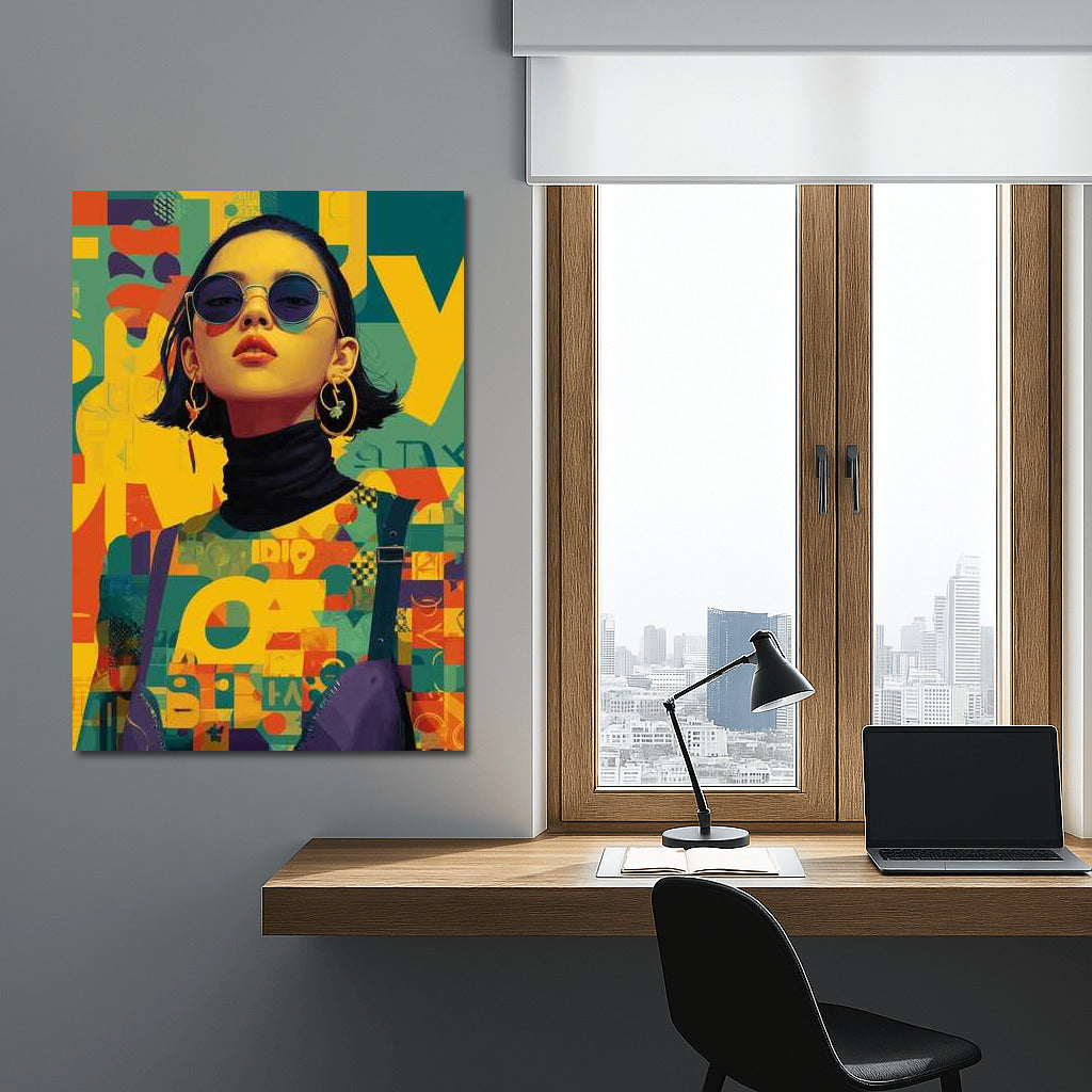 Vivid Vortex: Maximalist Explosion of Color and Style