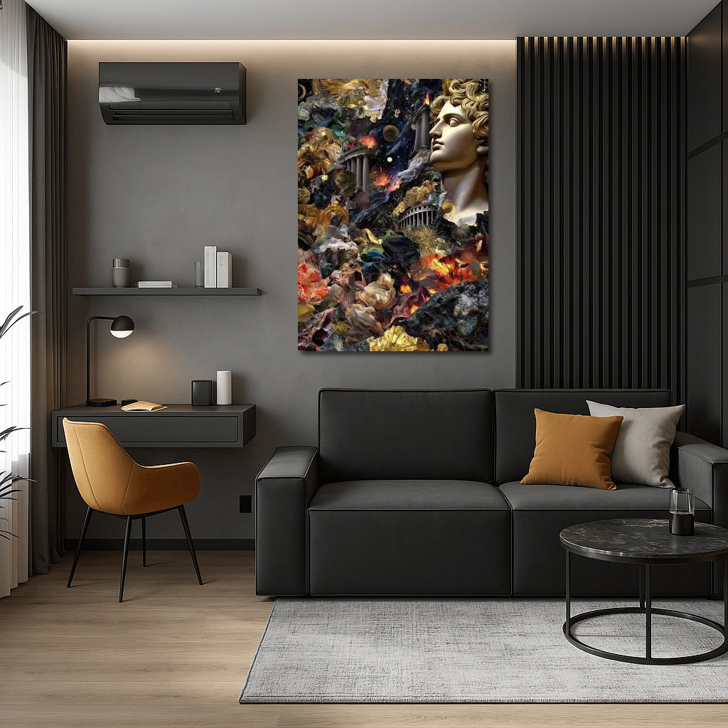 Vortex of Colors: Maximalist Wall Art