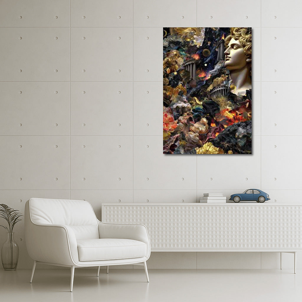 Vortex of Colors: Maximalist Wall Art