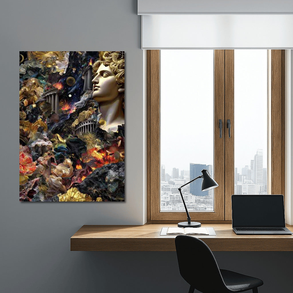 Vortex of Colors: Maximalist Wall Art