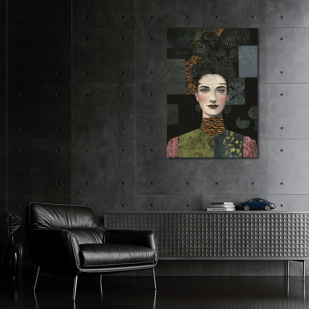 Symphony of Fantasies: Maximalist Portrait in Patterns and Colors